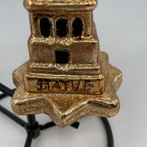 Landmark Creations Statue of Liberty NYC Glass Ornament Hand Painted '98 Box Tag - Picture 3 of 14